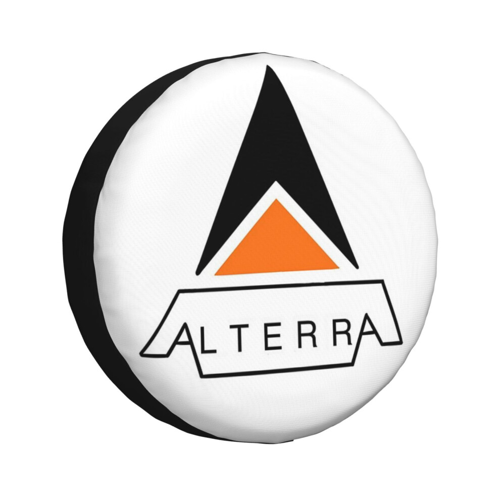 (Alterra, Subnautica Alterra Corp. Logo_7351) Spare Tire Cover For Rv Trailer, Waterproof Wheel Covers Protectors Camper Fit For Jeep Wrangler Rv Suv 6931076068523