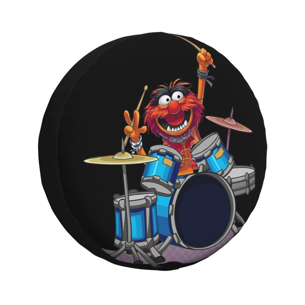 (Animal Drummer The Muppets Show_799) Spare Tire Cover For Rv Trailer, Waterproof Wheel Covers Protectors Camper Fit For Jeep Wrangler Rv Suv Van Truc 6931076067571