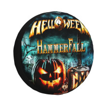 (Best Of HammerFall_2098) Spare Tire Cover for RV Trailer, Waterproof Wheel Covers Protectors Camper Fit for Jeep Wrangler Rv SUV Van Truck Travel Vehicle / 14 15 16 17 Inch