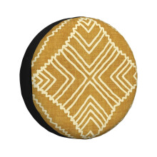 (Beni In Gold_3328) Spare Tire Cover for RV Trailer, Waterproof Wheel Covers Protectors Camper Fit for Jeep Wrangler Rv SUV Van Truck Travel Vehicle / 14 15 16 17 Inch