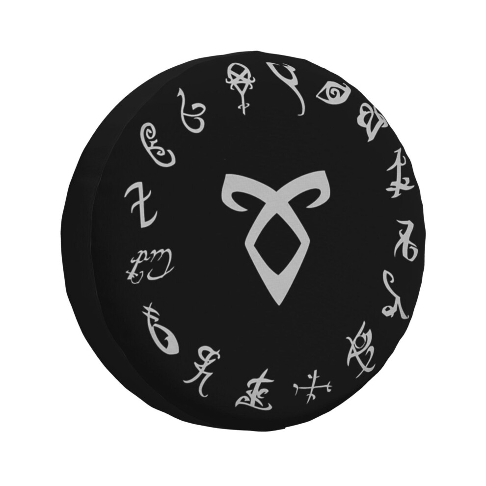 (All Runes Symbol - Shadowhunters_3109) Spare Tire Cover For Rv Trailer, Waterproof Wheel Covers Protectors Camper Fit For Jeep Wrangler Rv Suv Van Tr 6931076068769