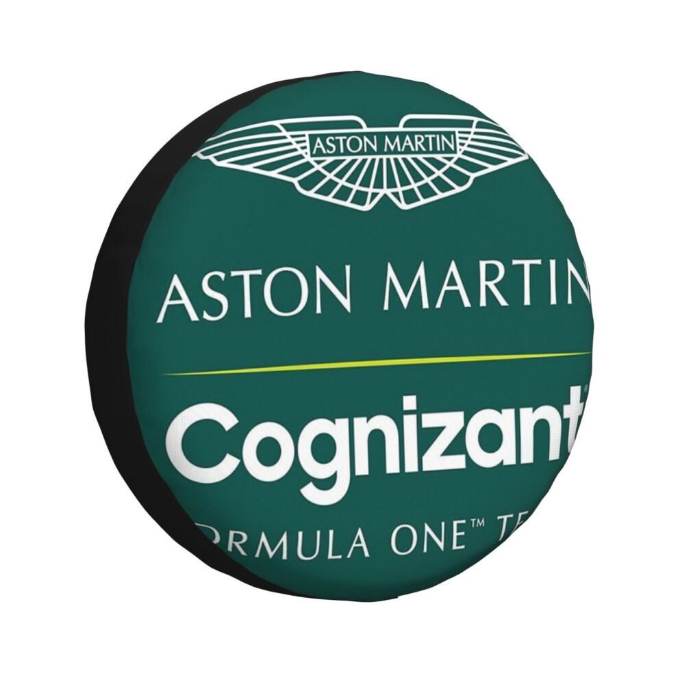 (Aston Martin Cognizant F1 Team _6900) Spare Tire Cover For Rv Trailer, Waterproof Wheel Covers Protectors Camper Fit For Jeep Wrangler Rv Suv Van Tru 6931076065980