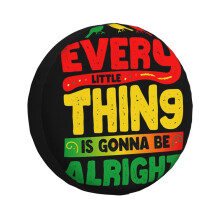 (Ajax XXX Ajax Bob Marley Three Little Birds_5373) Spare Tire Cover for RV Trailer, Waterproof Wheel Covers Protectors Camper Fit for Jeep Wrangler Rv SUV Van Truck Travel Vehicle / 14 15 16 17 Inch