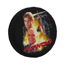 (Airwolf_517) Spare Tire Cover for RV Trailer, Waterproof Wheel Covers Protectors Camper Fit for Jeep Wrangler Rv SUV Van Truck Travel Vehicle / 14 15 16 17 Inch