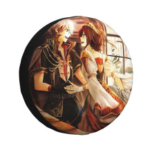 (Akagami No Shirayukihime - Zen Shirayuki_396) Spare Tire Cover for RV Trailer, Waterproof Wheel Covers Protectors Camper Fit for Jeep Wrangler Rv SUV Van Truck Travel Vehicle / 14 15 16 17 Inch