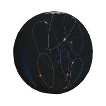 (Agnes Pelton, Orbits (1934)_6844) Spare Tire Cover for RV Trailer, Waterproof Wheel Covers Protectors Camper Fit for Jeep Wrangler Rv SUV Van Truck Travel Vehicle / 14 15 16 17 Inch