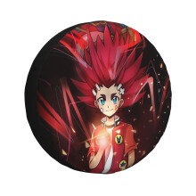 (Aiger Akabane Beyblade Turbo_2595) Spare Tire Cover for RV Trailer, Waterproof Wheel Covers Protectors Camper Fit for Jeep Wrangler Rv SUV Van Truck Travel Vehicle / 14 15 16 17 Inch