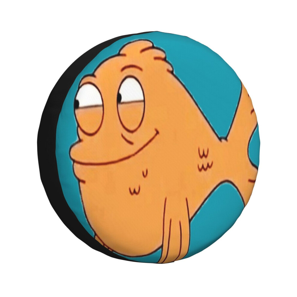 (Klaus The Goldfish_7476) Spare Tire Cover For Rv Trailer, Waterproof Wheel Covers Protectors Camper Fit For Jeep Wrangler Rv Suv Van Truck Travel Veh 6931076072612