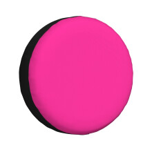 (Bright FLUROESCENT Pink NEON -100 Shades Of Pink On Ozcushions_6457) Spare Tire Cover for RV Trailer, Waterproof Wheel Covers Protectors Camper Fit for Jeep Wrangler Rv SUV Van Truck Travel Vehicle / 14 15 16 17 Inch