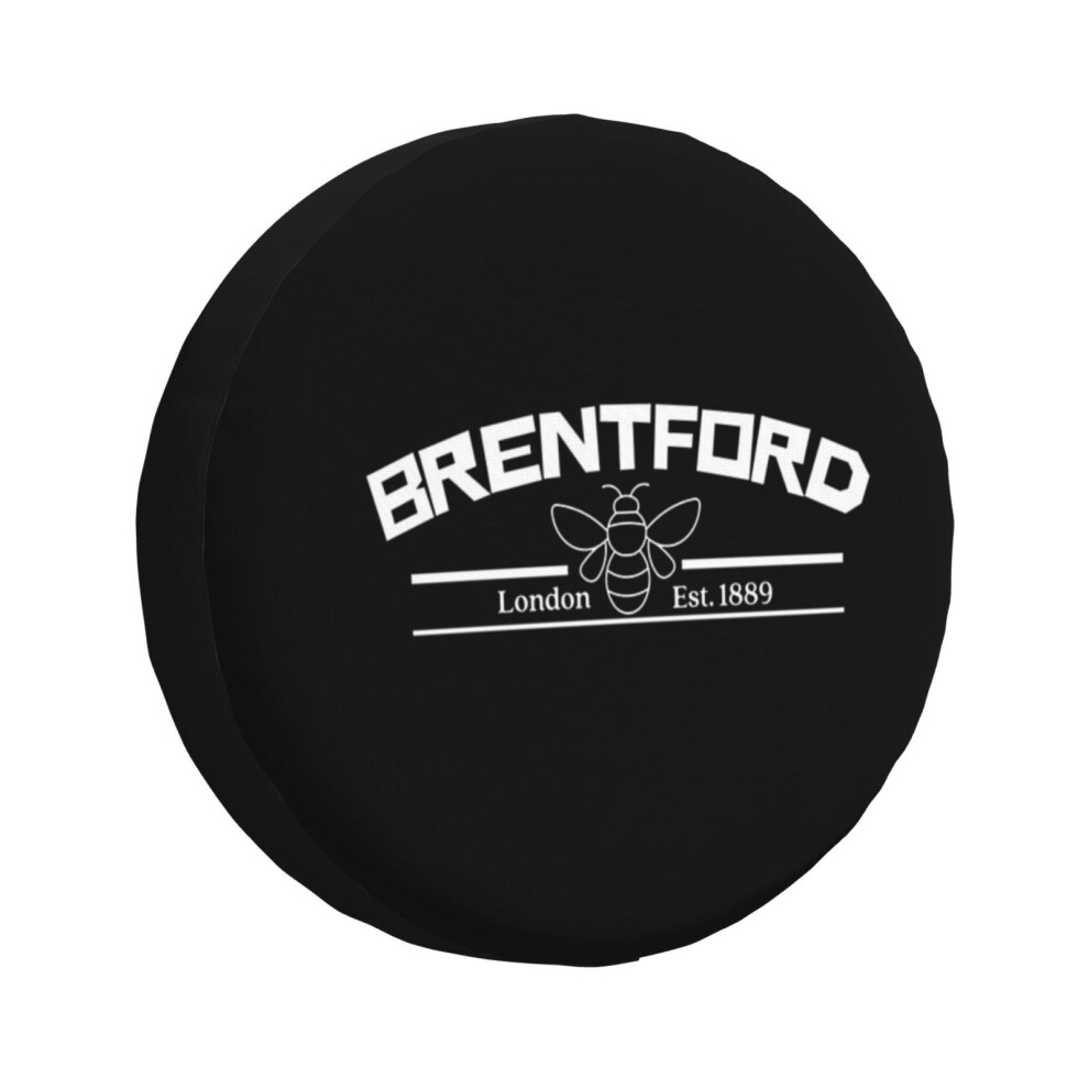 (Brentford - Come On You Brentford - Brentford Bees_1149) Spare Tire Cover For Rv Trailer, Waterproof Wheel Covers Protectors Camper Fit For Jeep Wran 6931076078355