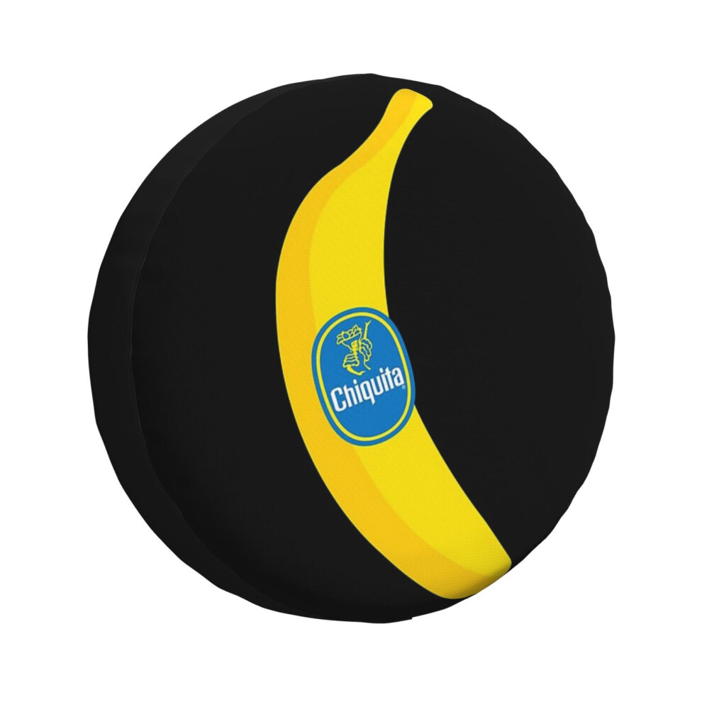 (Chiquita Banana Chiquita Logo Girl Chiquita Brand_513) Spare Tire Cover For Rv Trailer, Waterproof Wheel Covers Protectors Camper Fit For Jeep Wrangl 6931076074180