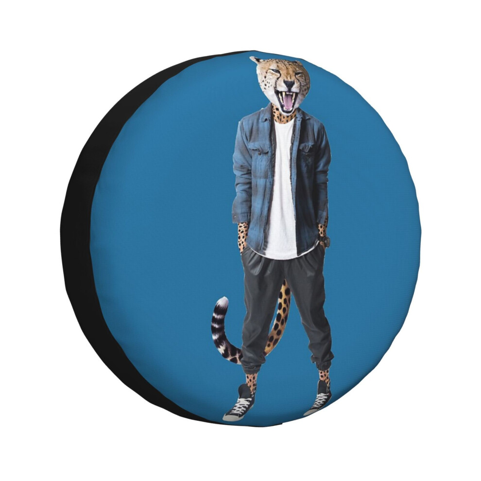 (Chetaho_5600) Spare Tire Cover for RV Trailer, Waterproof Wheel Covers Protectors Camper Fit for Jeep Wrangler Rv SUV Van Truck Travel Vehicle / 14 1-image-OPC-PGN76GM-NEW