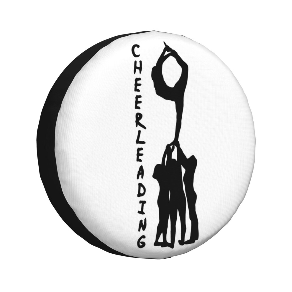 (Cheerleading, Cheerleader_2426) Spare Tire Cover For Rv Trailer, Waterproof Wheel Covers Protectors Camper Fit For Jeep Wrangler Rv Suv Van Truck Tra 6931076074791