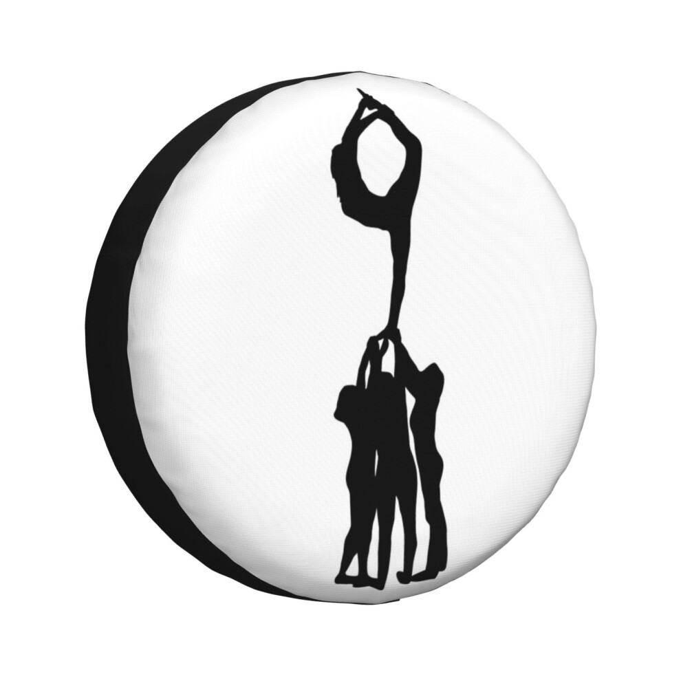 (Cheerleading, Cheerleader_3403) Spare Tire Cover For Rv Trailer, Waterproof Wheel Covers Protectors Camper Fit For Jeep Wrangler Rv Suv Van Truck Tra 6931076074784