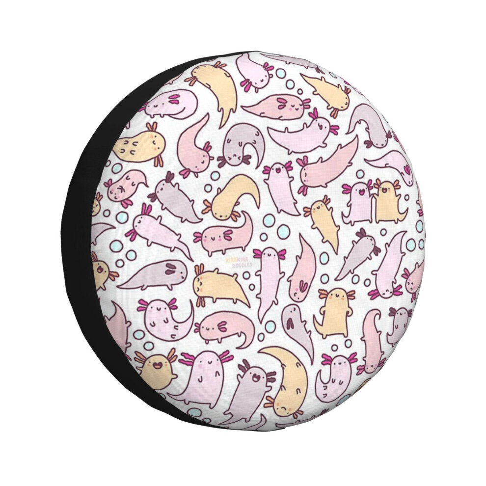 (Adorable Axolotls_806) Spare Tire Cover For Rv Trailer, Waterproof Wheel Covers Protectors Camper Fit For Jeep Wrangler Rv Suv Van Truck Travel Vehic 6931076069803