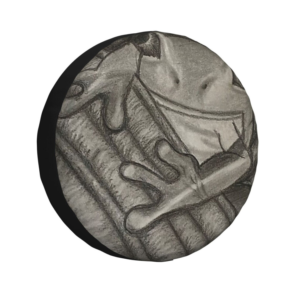 ( And Tree Frog _2501) Spare Tire Cover For Rv Trailer, Waterproof Wheel Covers Protectors Camper Fit For Jeep Wrangler Rv Suv Van Truck Tr Black/White 6931076081188