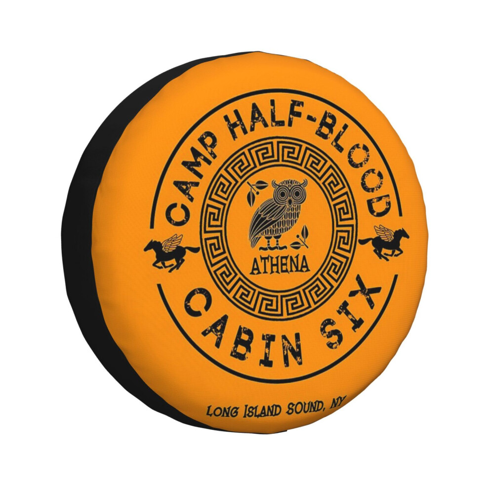 (Cabin Six - Athena - Percy Jackson - Camp Half-Blood - _289) Spare Tire Cover For Rv Trailer, Waterproof Wheel Covers Protectors Camper Fit For Jeep 6931076077259