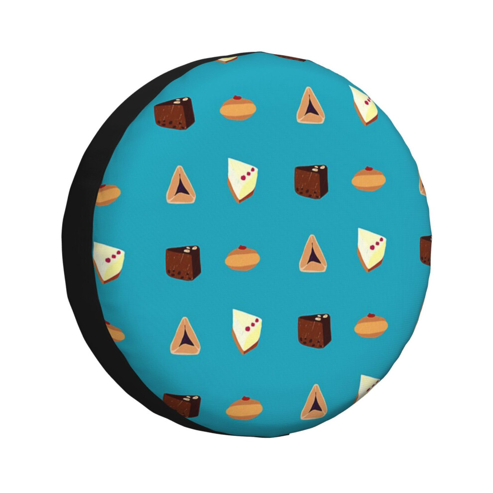 (Calendrical Cakes_5399) Spare Tire Cover For Rv Trailer, Waterproof Wheel Covers Protectors Camper Fit For Jeep Wrangler Rv Suv Van Truck Travel Vehi 6931076077150