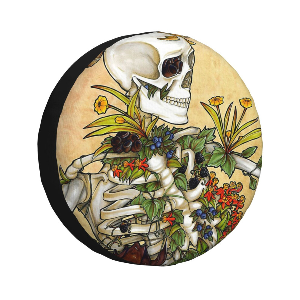 (Bones And Botany_421) Spare Tire Cover for RV Trailer, Waterproof Wheel Covers Protectors Camper Fit for Jeep Wrangler Rv SUV Van Truck Travel Vehicl-image-OPC-PGN777P-NEW