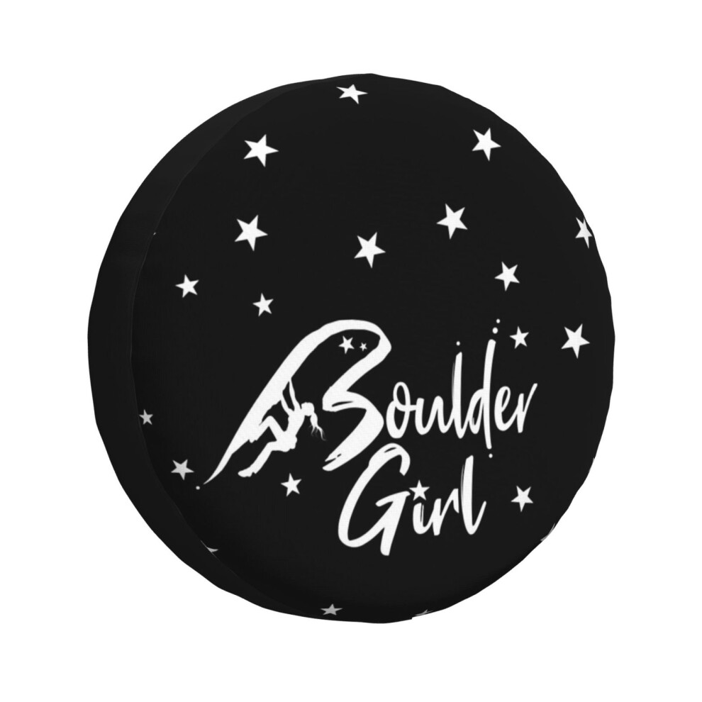 (Bouldering Girl Bouldering Gift Bouldering_3139) Spare Tire Cover For Rv Trailer, Waterproof Wheel Covers Protectors Camper Fit For Jeep Wrangler Rv 6931076078720