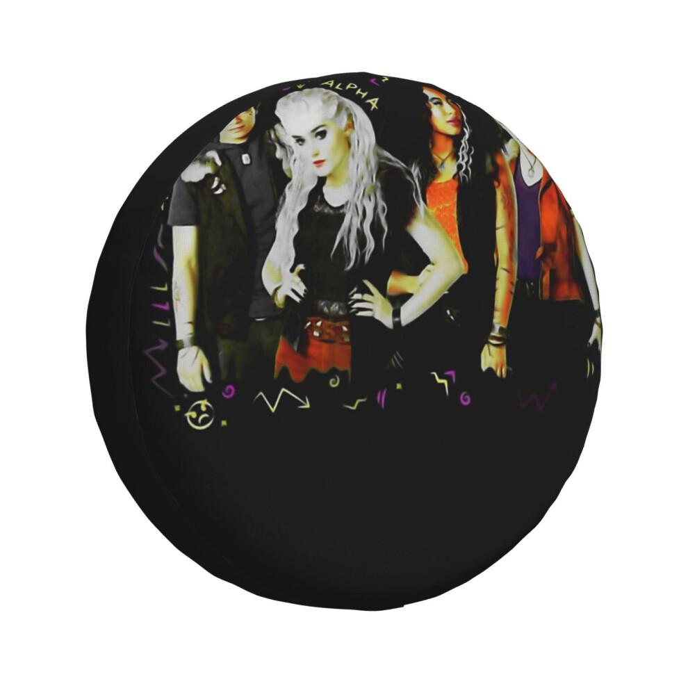(Channel Zombies 2 Addison And Werewolves_576) Spare Tire Cover For Rv Trailer, Waterproof Wheel Covers Protectors Camper Fit For Jeep Wrangler Rv Suv 6931076075019