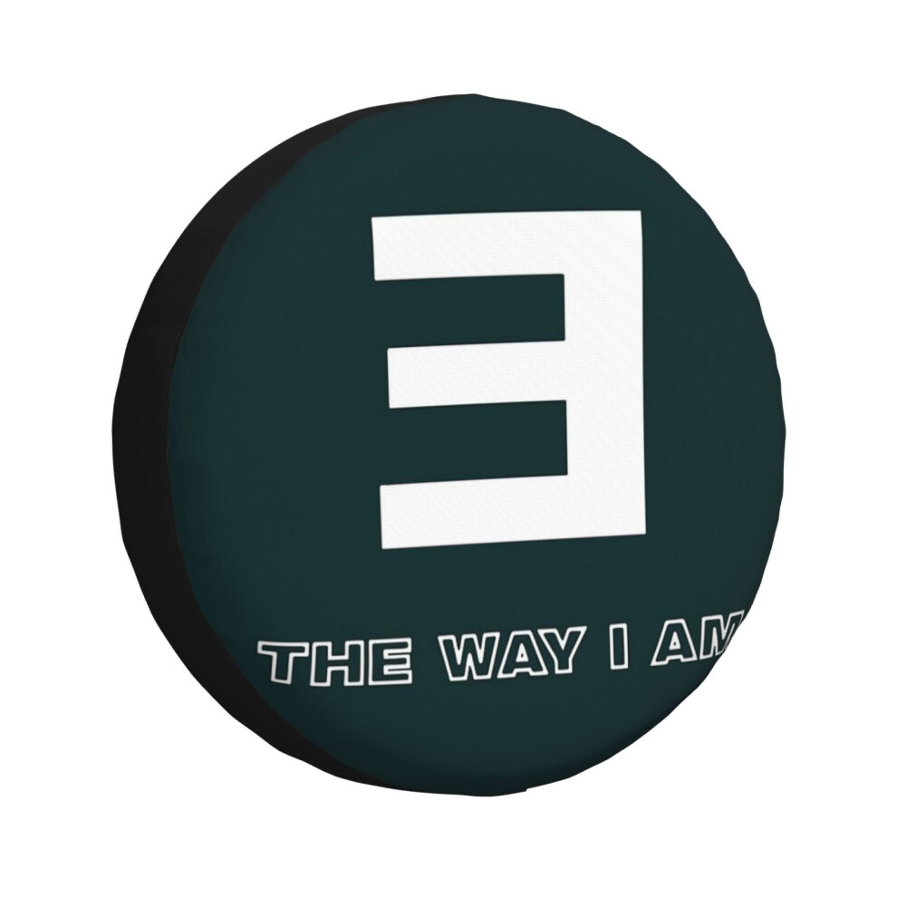 (Eminem Merch The Way I Am_1551) Spare Tire Cover For Rv Trailer, Waterproof Wheel Covers Protectors Camper Fit For Jeep Wrangler Rv Suv Van Truck Tra 6931076084103