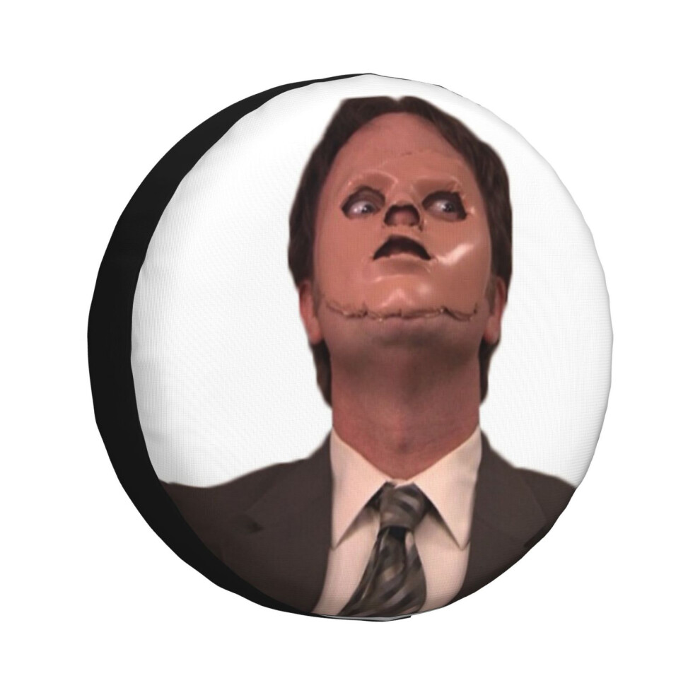 (Dwight The Office _3843) Spare Tire Cover For Rv Trailer, Waterproof Wheel Covers Protectors Camper Fit For Jeep Wrangler Rv Suv Van Truck Travel Veh 6931076085186