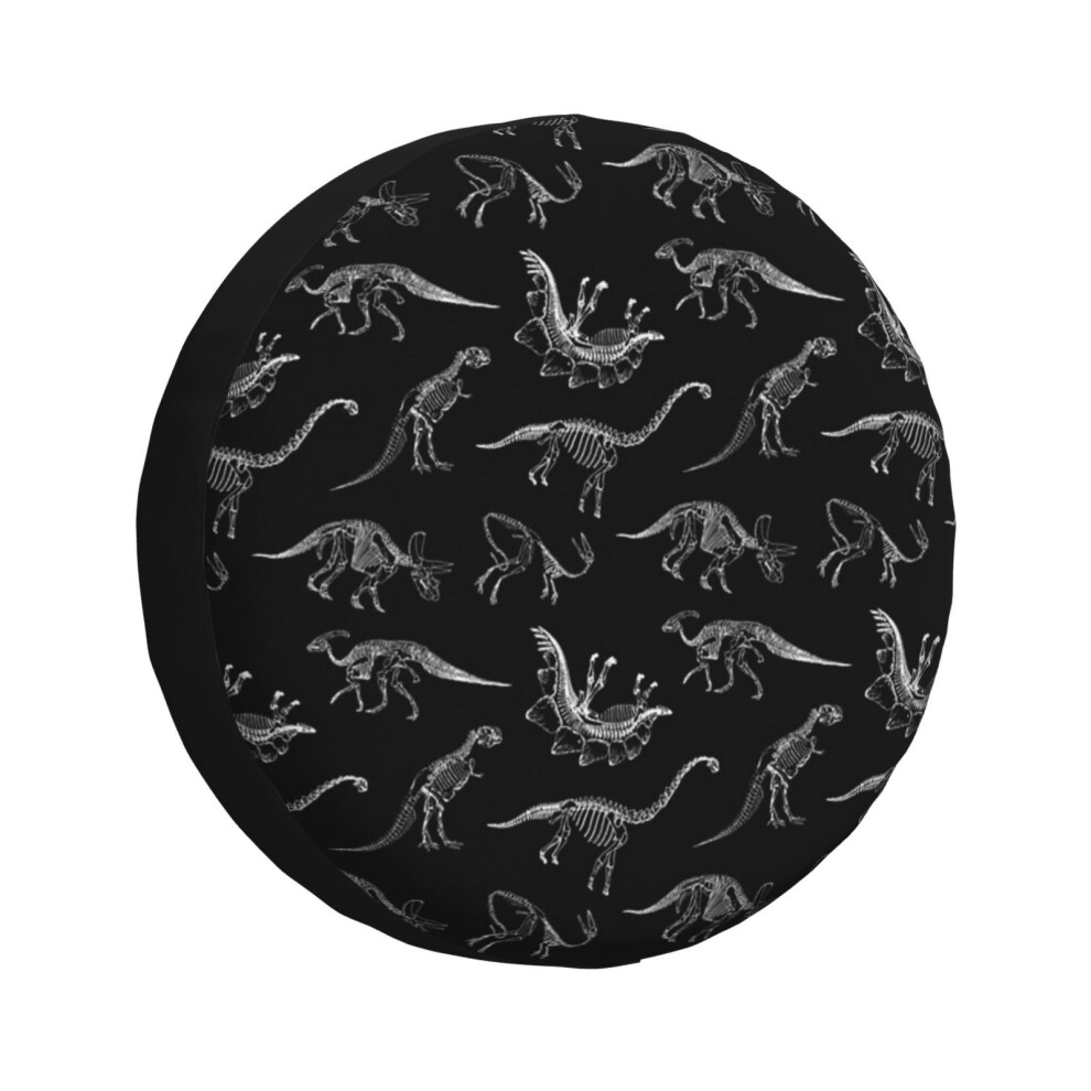 (Dinosaur Skeletons_262) Spare Tire Cover For Rv Trailer, Waterproof Wheel Covers Protectors Camper Fit For Jeep Wrangler Rv Suv Van Truck Travel Vehi 6931076087425