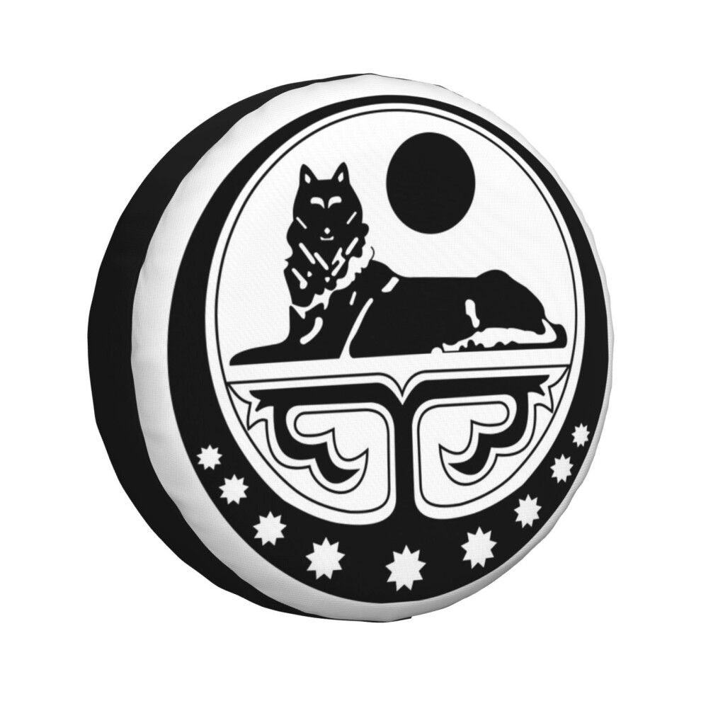 (Coat Of Arms Of The Chechen Republic Of Ichkeria_4947) Spare Tire Cover For Rv Trailer, Waterproof Wheel Covers Protectors Camper Fit For Jeep Wrangl 6931076073138