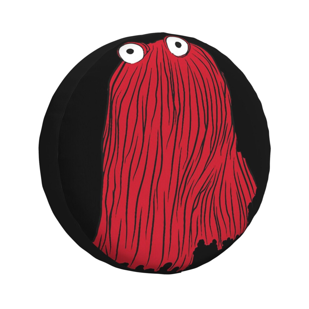(Don't Hug Me I'm Sca Guy_4204) Spare Tire Cover For Rv Trailer, Waterproof Wheel Covers Protectors Camper Fit For Jeep Wrangler Rv Suv Van Tru Red 6931076086503