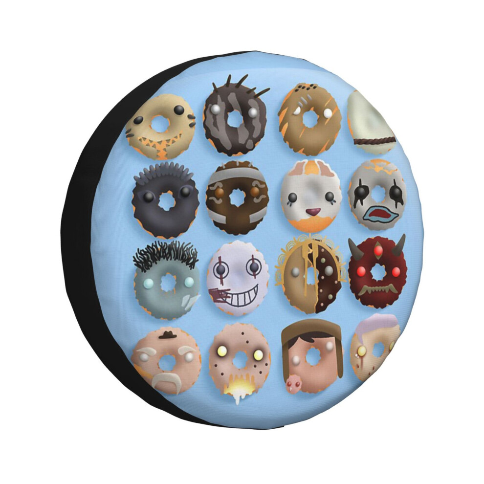 (Dead By Donuts_7114) Spare Tire Cover For Rv Trailer, Waterproof Wheel Covers Protectors Camper Fit For Jeep Wrangler Rv Suv Van Truck Travel Vehicle 6931076088606