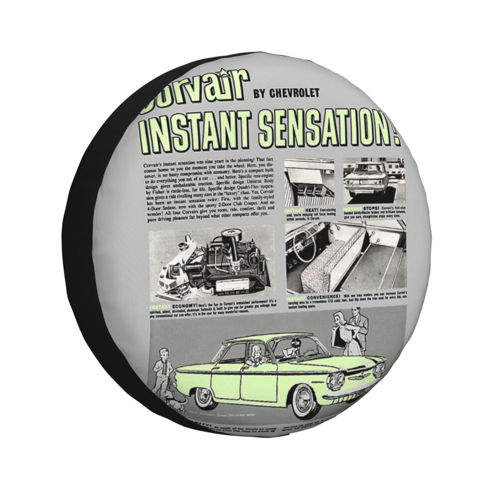 (Corvair - Advert_6307) Spare Tire Cover For Rv Trailer, Waterproof Wheel Covers Protectors Camper Fit For Jeep Wrangler Rv Suv Van Truck Travel Vehic 6931076091583