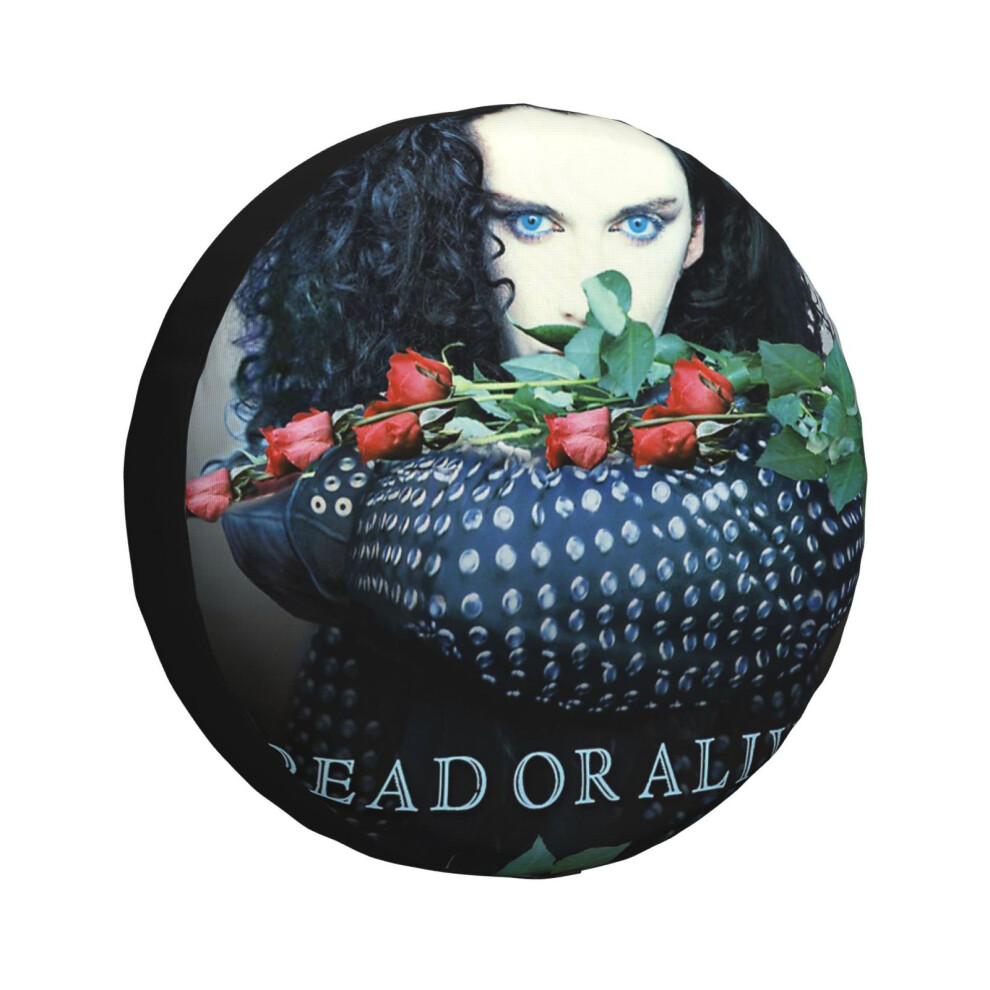 (Dead Or Alive Pete Burns Kisses_4343) Spare Tire Cover For Rv Trailer, Waterproof Wheel Covers Protectors Camper Fit For Jeep Wrangler Rv Suv Van Tru 6931076088569