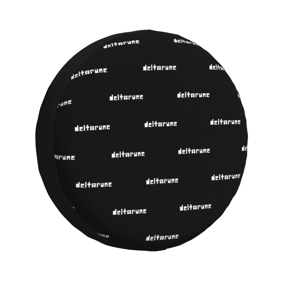 (Deltarune Merch Deltarune Logo_2597) Spare Tire Cover For Rv Trailer, Waterproof Wheel Covers Protectors Camper Fit For Jeep Wrangler Rv Suv Va White 6931076088200