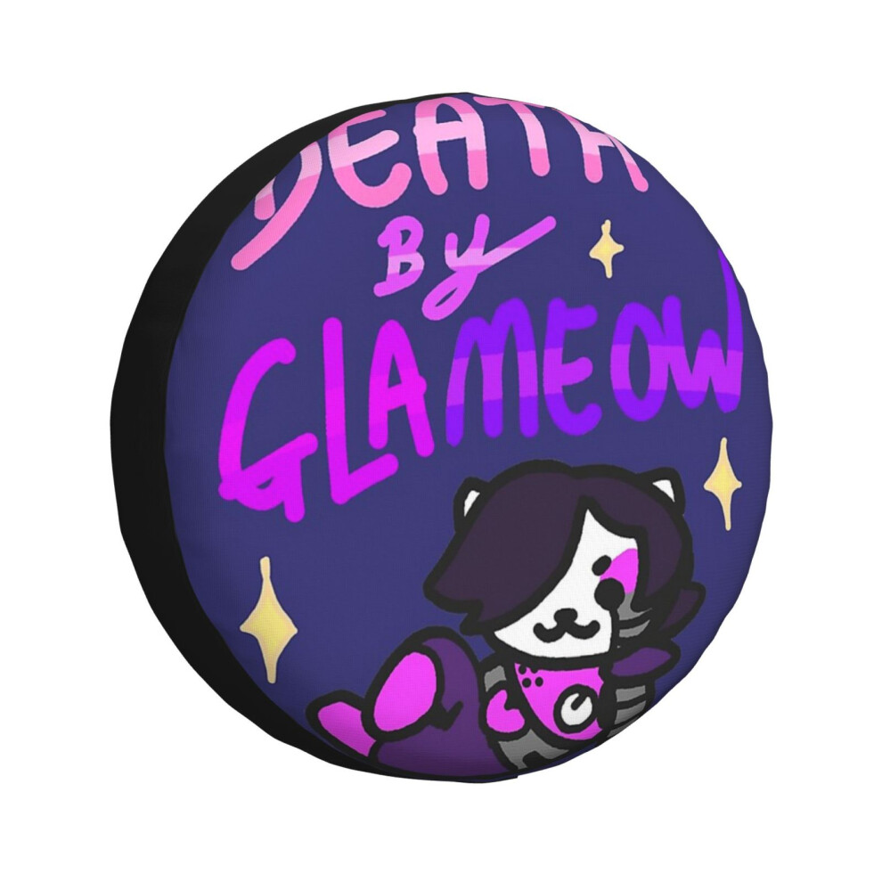 (Death By Glameow_5938) Spare Tire Cover For Rv Trailer, Waterproof Wheel Covers Protectors Camper Fit For Jeep Wrangler Rv Suv Van Truck Travel Vehic 6931076088538