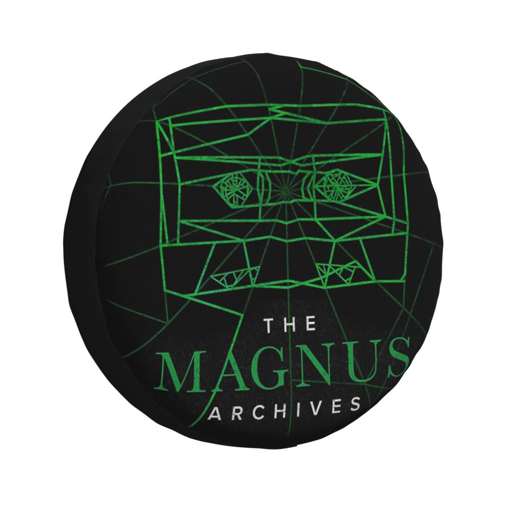 (The Magnus Archives Logo (Season 5) _3335) Spare Tire Cover For Rv Trailer, Waterproof Wheel Covers Protectors Camper Fit For Jeep Wrangler Rv Suv Va 6931076082345