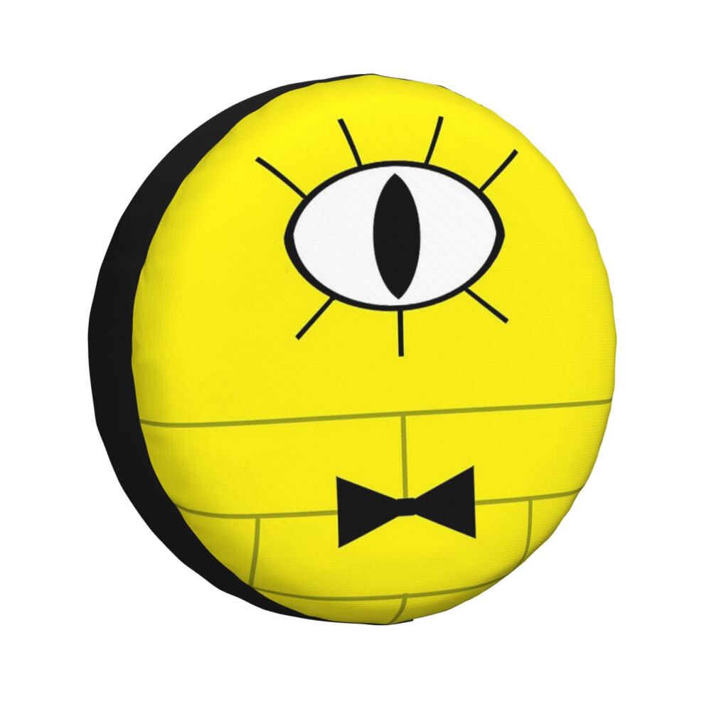 (Bill Cipher Gravity Falls Inspired Graphic_1114) Spare Tire Cover for RV Trailer, Waterproof Wheel Covers Protectors Camper Fit for Jeep Wrangler Rv-image-OPC-PGN78PP-NEW