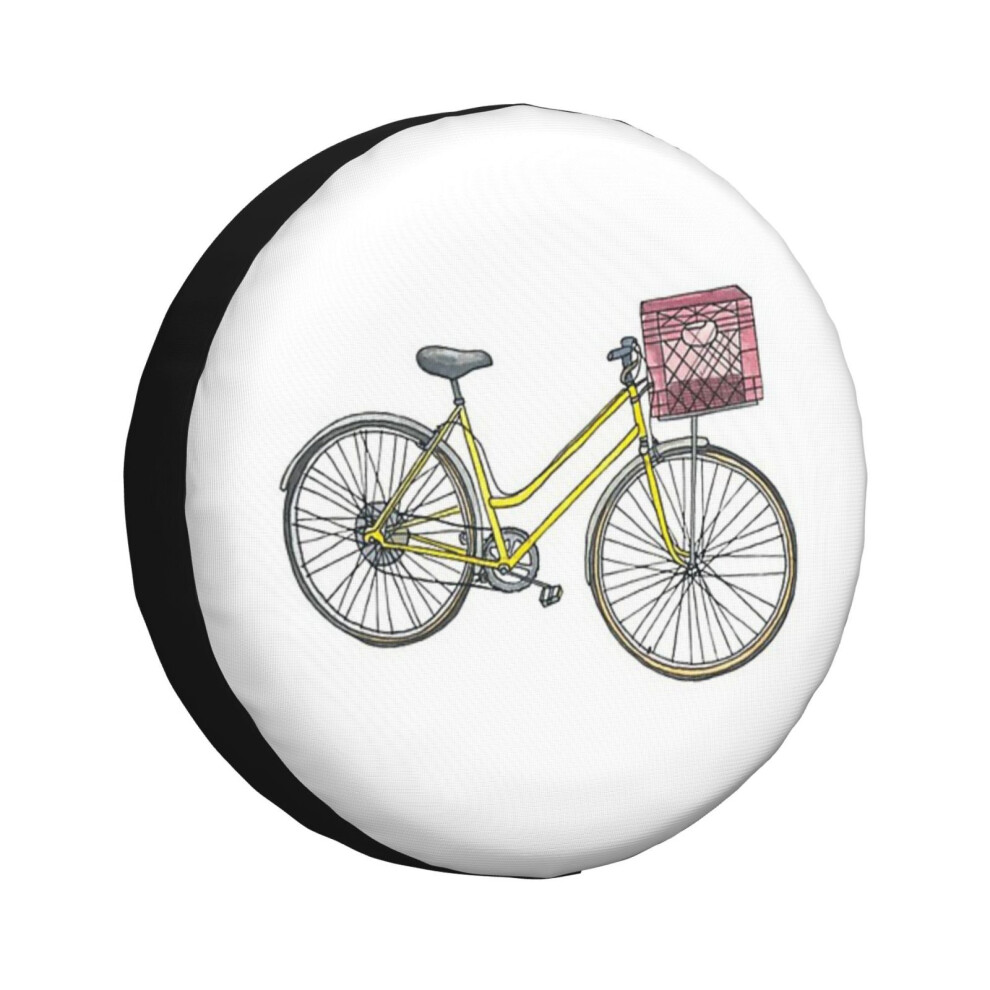 (Bicycle, Bicycle, Bicycle_3476) Spare Tire Cover For Rv Trailer, Waterproof Wheel Covers Protectors Camper Fit For Jeep Wrangler Rv Suv Van Truck Tra 6931076081911