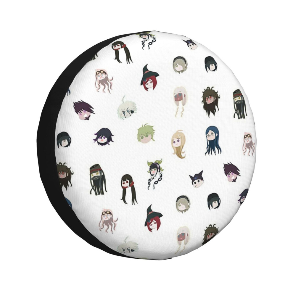 (Danganronpa V3 - Ultimate Collection_2869) Spare Tire Cover For Rv Trailer, Waterproof Wheel Covers Protectors Camper Fit For Jeep Wrangler Rv Suv Va 6931076089269