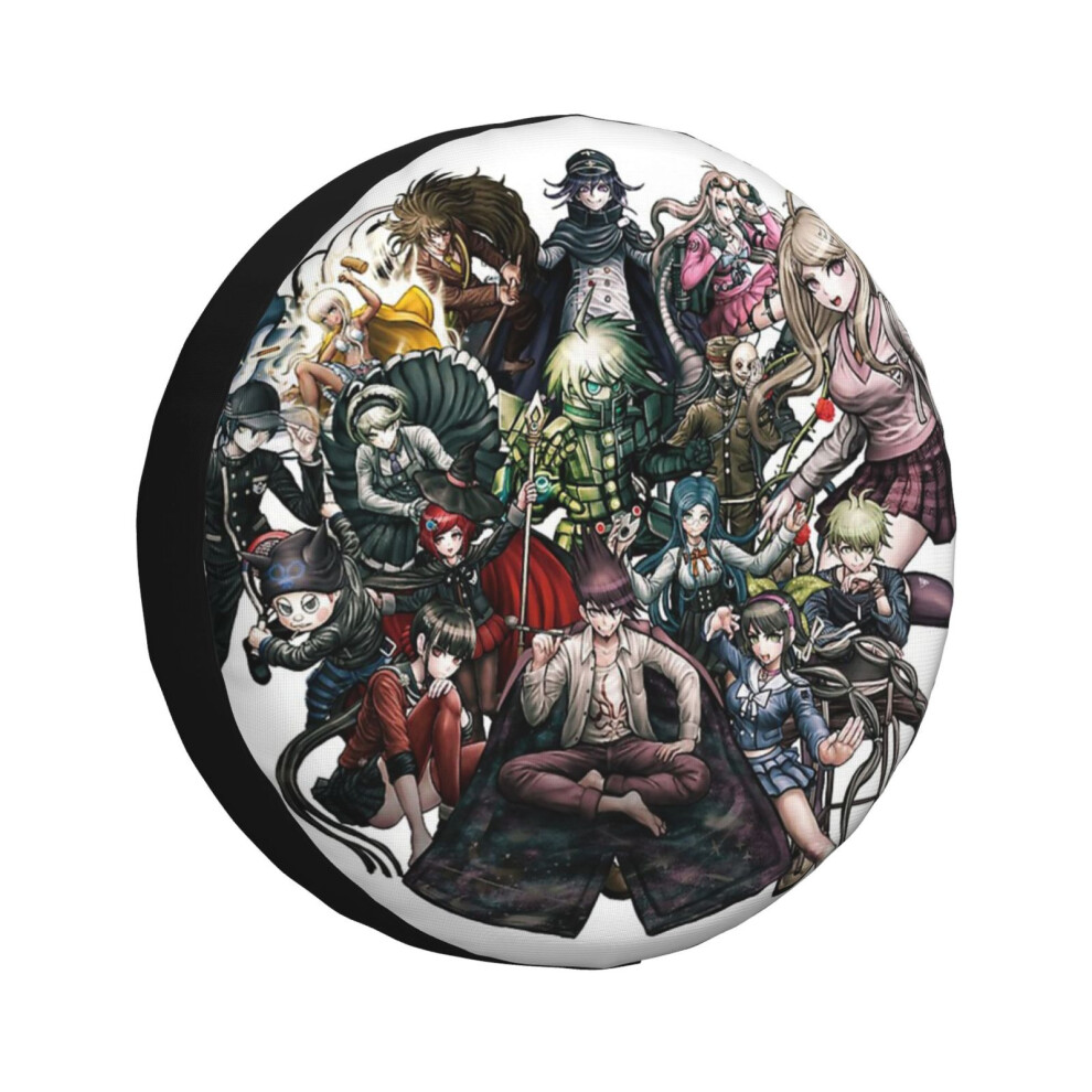 (Danganronpa V3 Crew_2437) Spare Tire Cover For Rv Trailer, Waterproof Wheel Covers Protectors Camper Fit For Jeep Wrangler Rv Suv Van Truck Travel Ve 6931076089252