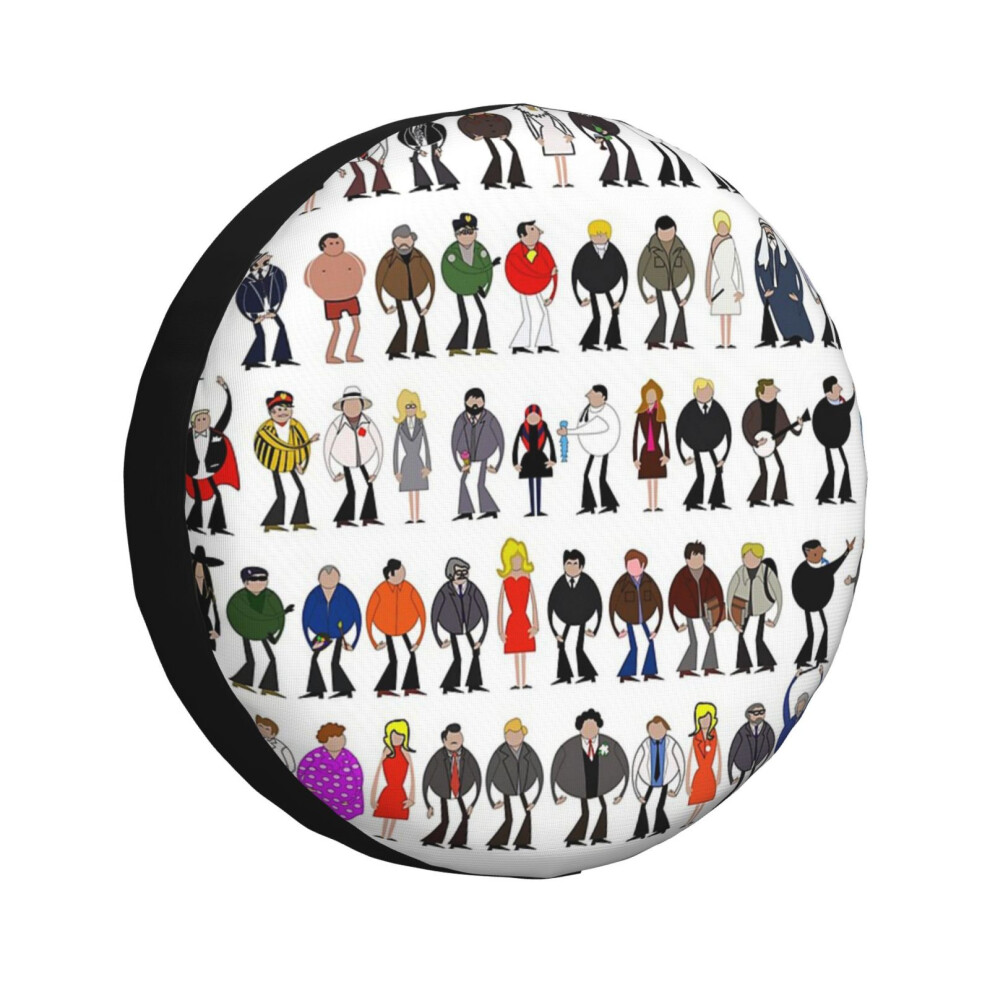 (Columbo - The Murderers_2604) Spare Tire Cover For Rv Trailer, Waterproof Wheel Covers Protectors Camper Fit For Jeep Wrangler Rv Suv Van Truck Trave 6931076092245