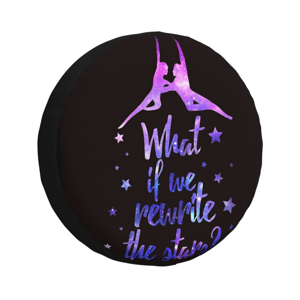 (Greatest Showman Rewrite The Stars_838) Spare Tire Cover For Rv Trailer, Waterproof Wheel Covers Protectors Camper Fit For Jeep Wrangler Rv Suv Van T 6931076095338