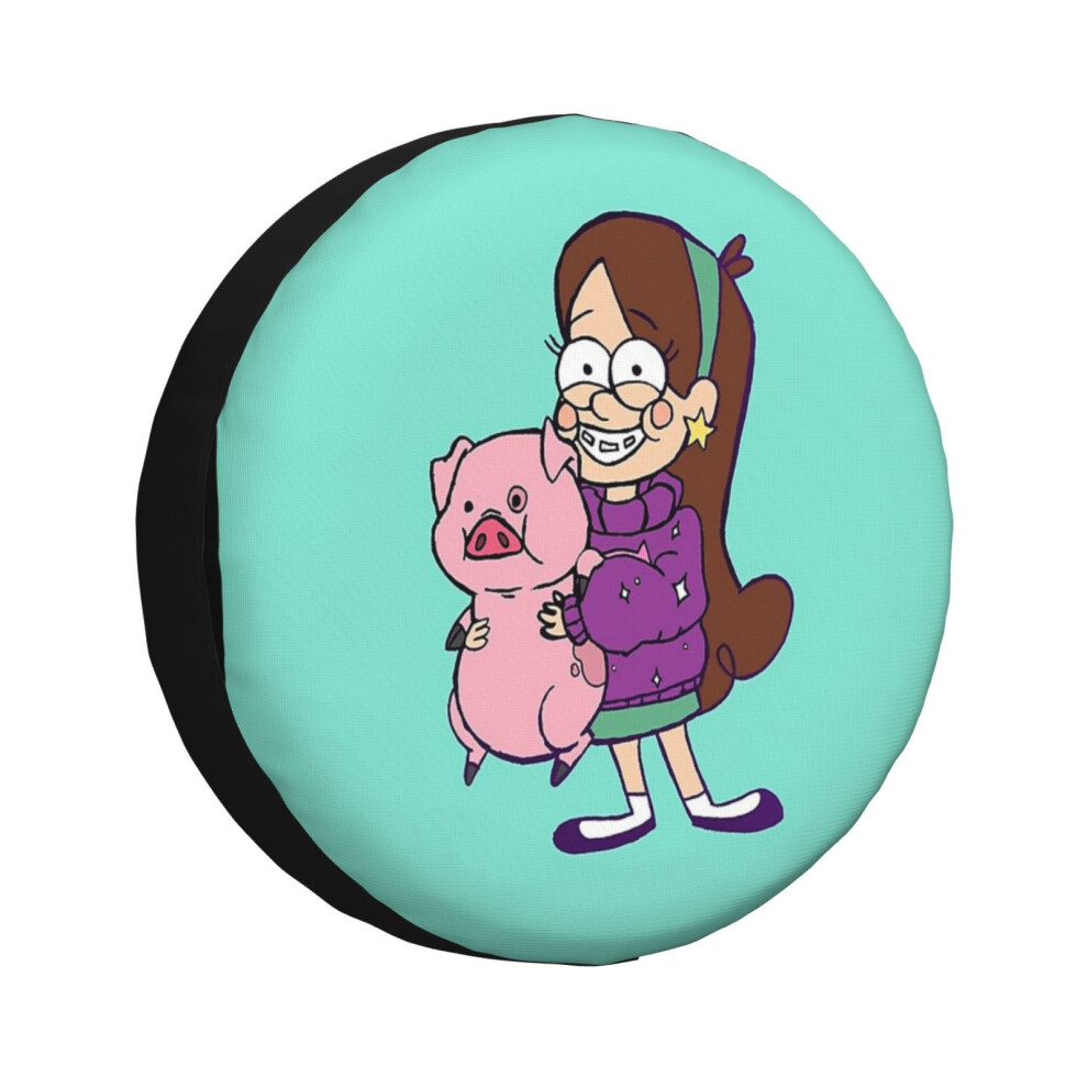 (Gravity Falls Mabel_5533) Spare Tire Cover For Rv Trailer, Waterproof Wheel Covers Protectors Camper Fit For Jeep Wrangler Rv Suv Van Truck Travel Ve 6931076095567