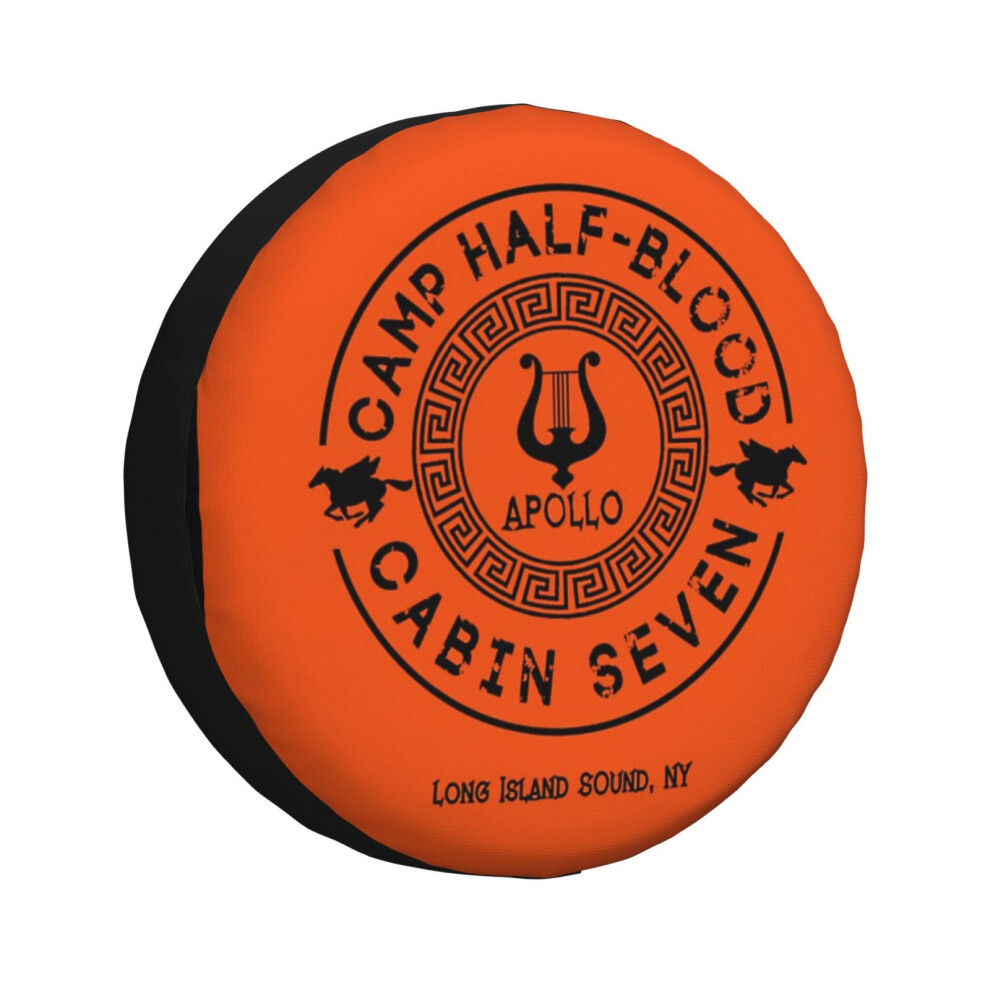 (Graphics Apollo Camp Half Blood Cabin Merchandise_395) Spare Tire Cover For Rv Trailer, Waterproof Wheel Covers Protectors Camper Fit For Jeep Wrangl 6931076095604