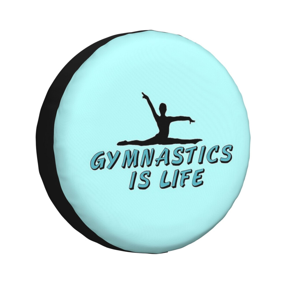 (Gymnastics Is Life_6731) Spare Tire Cover For Rv Trailer, Waterproof Wheel Covers Protectors Camper Fit For Jeep Wrangler Rv Suv Van Truck Travel Veh 6931076094430