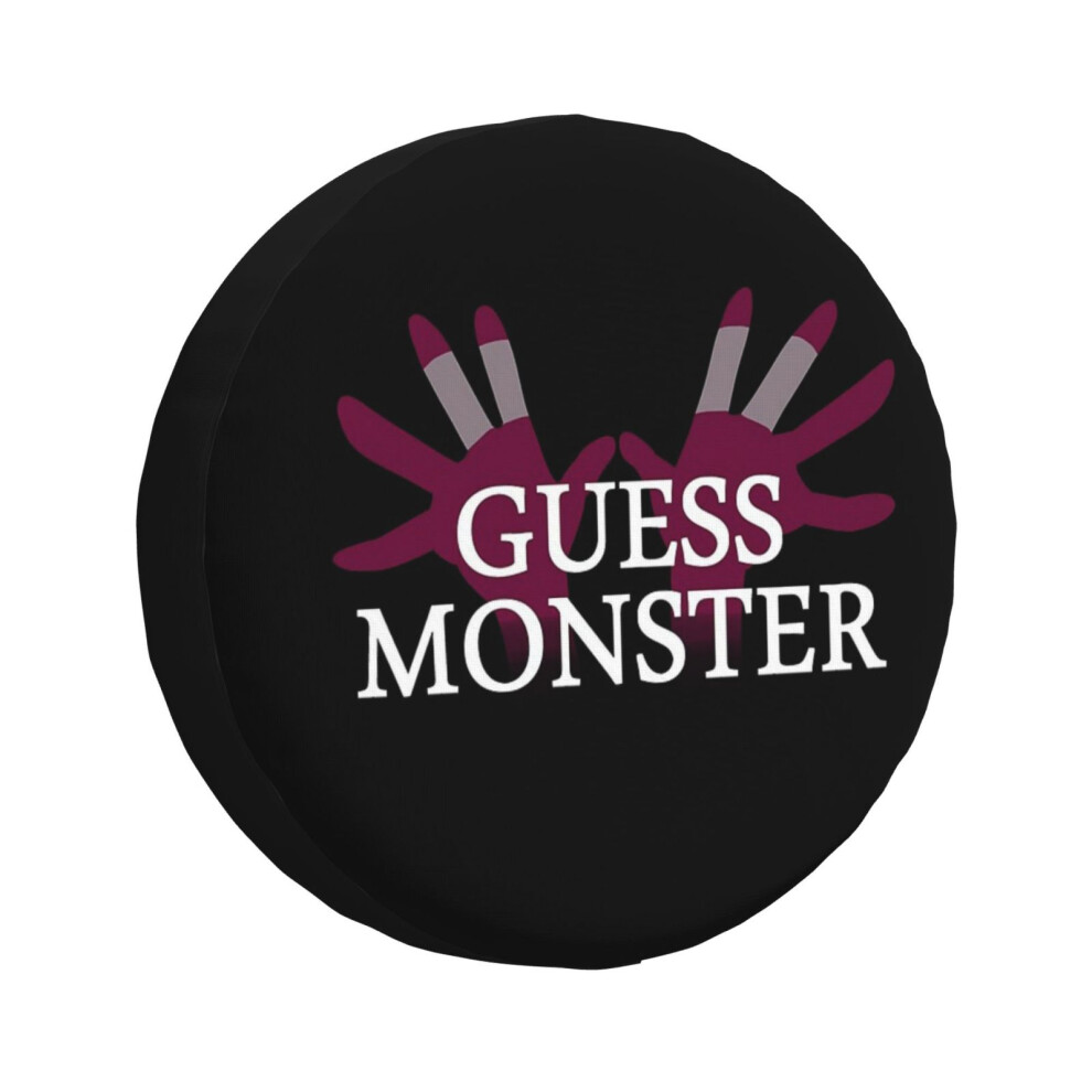(Guess Monster_2331) Spare Tire Cover For Rv Trailer, Waterproof Wheel Covers Protectors Camper Fit For Jeep Wrangler Rv Suv Van Truck Travel Vehicle 6931076094775