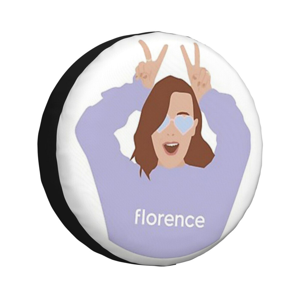 (Florence By Mills_3143) Spare Tire Cover For Rv Trailer, Waterproof Wheel Covers Protectors Camper Fit For Jeep Wrangler Rv Suv Van Truck Travel Vehi 6931076100889