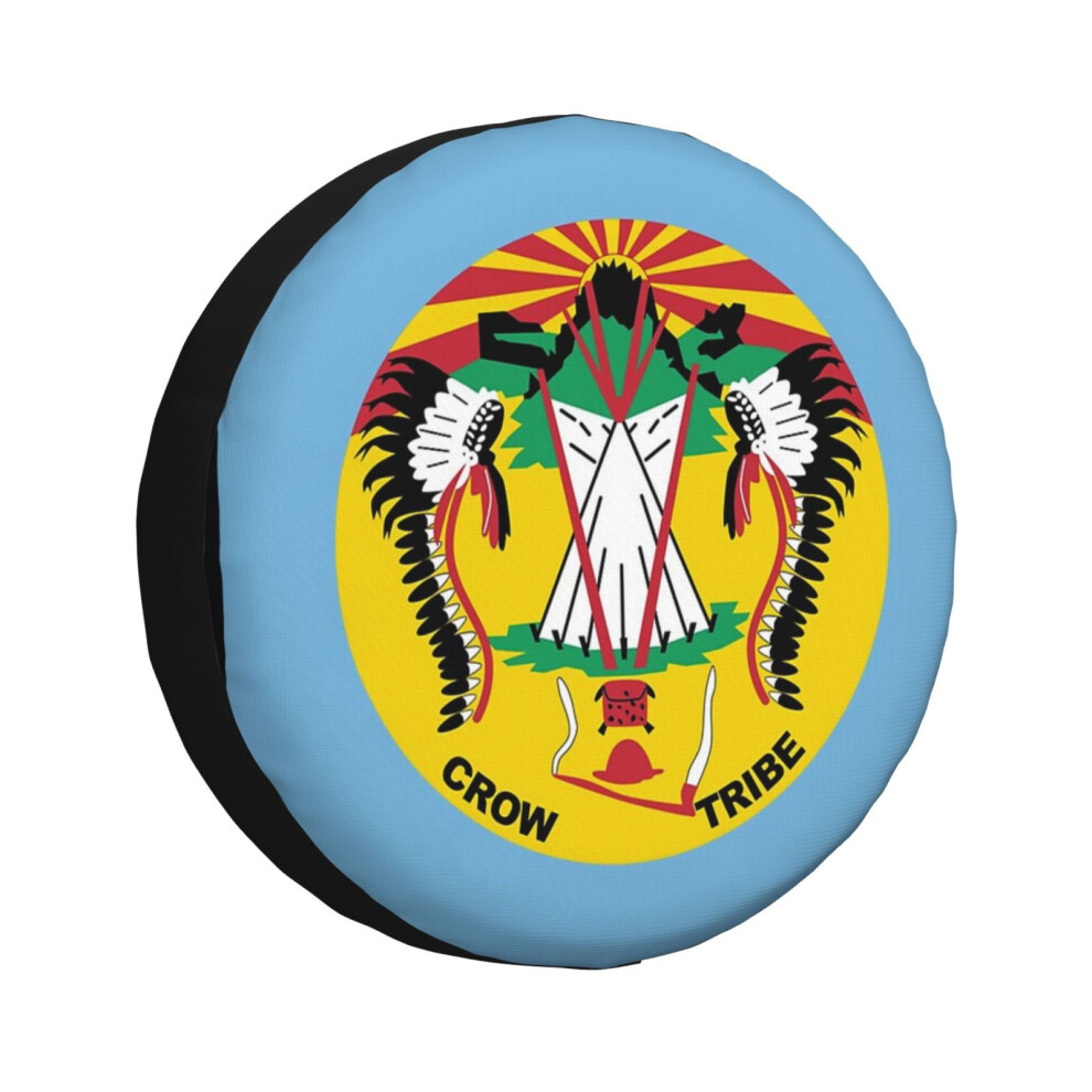 (Flag Of The Crow Nation Usa_3993) Spare Tire Cover For Rv Trailer, Waterproof Wheel Covers Protectors Camper Fit For Jeep Wrangler Rv Suv Van Truck T 6931076101220
