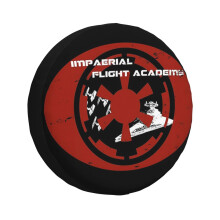 (Flight Academy_7458) Spare Tire Cover for RV Trailer, Waterproof Wheel Covers Protectors Camper Fit for Jeep Wrangler Rv SUV Van Truck Travel Vehicle / 14 15 16 17 Inch