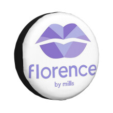 (Florence By Mills - Lips_6065) Spare Tire Cover for RV Trailer, Waterproof Wheel Covers Protectors Camper Fit for Jeep Wrangler Rv SUV Van Truck Travel Vehicle / 14 15 16 17 Inch